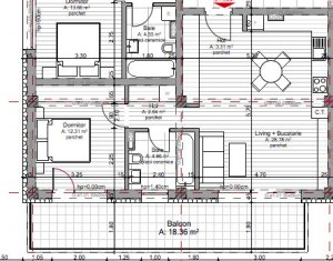 Lakás 2 szobák eladó on Cluj-napoca, Zóna Borhanci