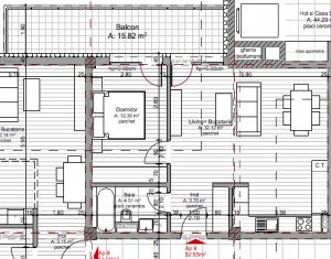 Lakás 2 szobák eladó on Cluj-napoca, Zóna Borhanci