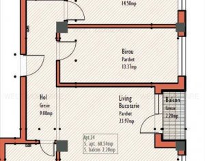 Lakás 3 szobák eladó on Cluj-napoca, Zóna Marasti