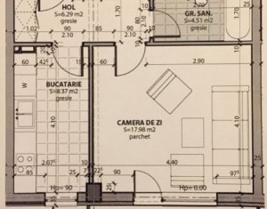 Lakás 1 szobák eladó on Cluj-napoca, Zóna Marasti