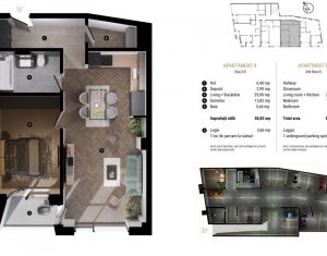 , 59m2 dans Cluj-napoca, zone Centru