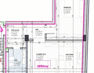 Appartement 2 chambres à vendre dans Cluj-napoca, zone Marasti