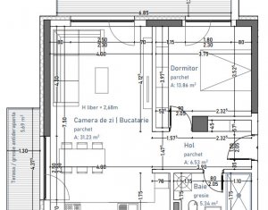 Appartement 2 chambres à vendre dans Cluj-napoca, zone Buna Ziua