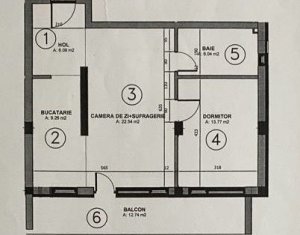 Appartement 2 chambres à vendre dans Cluj-napoca, zone Borhanci