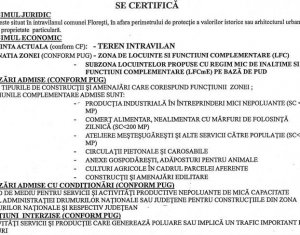 Telek eladó on Floresti