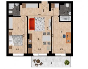 Appartement 3 chambres à vendre dans Cluj-napoca, zone Zorilor