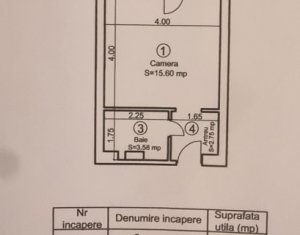 Studio à vendre dans Cluj-napoca, zone Manastur