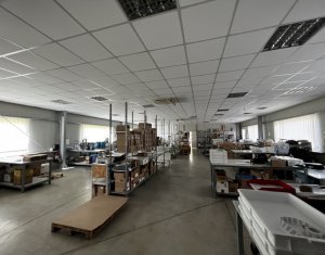 Hala 800mp pe teren de 1900mp, autorizata ISU, zona Baciu - Napolact
