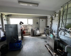 Hala 800mp pe teren de 1900mp, autorizata ISU, zona Baciu - Napolact