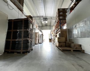 Hala 800mp pe teren de 1900mp, autorizata ISU, zona Baciu - Napolact