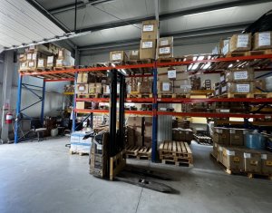 Hala 800mp pe teren de 1900mp, autorizata ISU, zona Baciu - Napolact