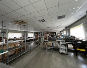 Hala 800mp pe teren de 1900mp, autorizata ISU, zona Baciu - Napolact
