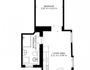 Appartement 2 chambres à louer dans Cluj-napoca, zone Centru