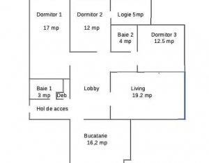 Appartement 4 chambres à vendre dans Cluj-napoca, zone Zorilor