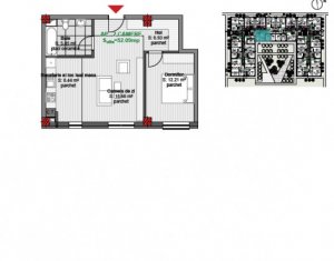 Lakás 2 szobák eladó on Floresti