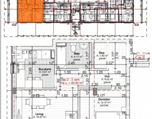 Lakás 2 szobák eladó on Floresti