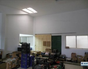 Spatiu de inchiriat pentru, depozit, birouri, 130 mp, in Floresti