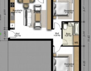 Appartement 3 chambres à louer dans Cluj-napoca