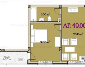 Appartement 2 chambres à vendre dans Cluj-napoca