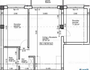 Appartement 3 chambres à vendre dans Cluj-napoca