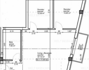, 78m2 dans Cluj-napoca