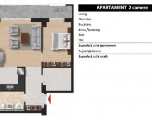 Lakás 2 szobák eladó on Cluj-napoca, Zóna Sopor