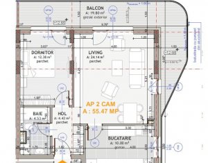, 55.47m2 on Floresti