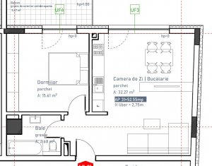 Appartement 2 chambres à vendre dans Cluj-napoca, zone Marasti