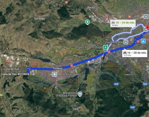 Teren extravilan, Luna de Sus 37900 mp, 7 parcele,  faneata