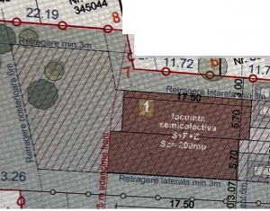 Teren 850mp pt duplex , cartier Europa zona Kos Karoly