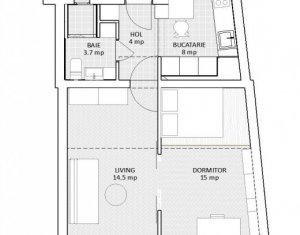 Appartement 2 chambres à vendre dans Cluj-napoca, zone Centru