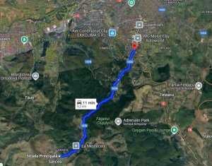 Teren Salicea, asfalt, utilitati, Certificat de Urbanism, 800 mp, 12,3m x 65m