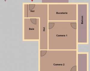 Lakás 2 szobák eladó on Cluj-napoca, Zóna Manastur