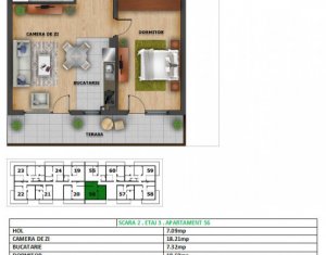 Lakás 2 szobák eladó on Cluj-napoca, Zóna Zorilor