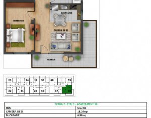 Lakás 2 szobák eladó on Cluj-napoca, Zóna Zorilor
