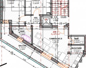 Lakás 3 szobák eladó on Cluj-napoca, Zóna Plopilor