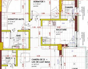 Apartment 3 rooms for sale in Floresti