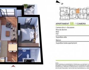 Lakás 1 szobák eladó on Cluj-napoca, Zóna Gheorgheni