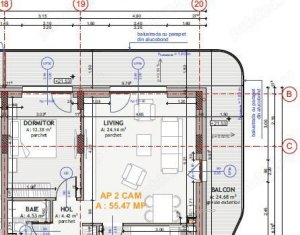 , 56m2 dans Floresti