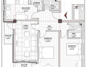 Appartement 3 chambres à vendre dans Baciu