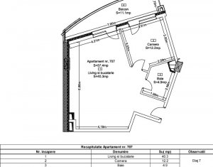 Lakás 2 szobák eladó on Cluj-napoca, Zóna Zorilor