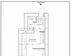 Spatiu comercial, alimentatie publica, vitrina, vad