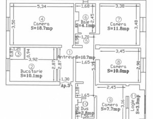 Appartement 4 chambres à louer dans Cluj-napoca, zone Marasti