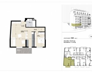 Lakás 2 szobák eladó on Cluj-napoca, Zóna Marasti