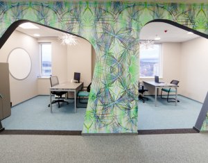 Birouri All-inclusive, spatiu privat pt 4 persoane, zona NTT Data