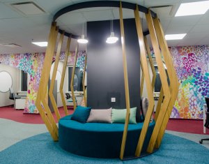 Birouri co-working, zona centrala NTT Building