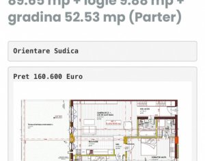 Appartement 3 chambres à vendre dans Floresti