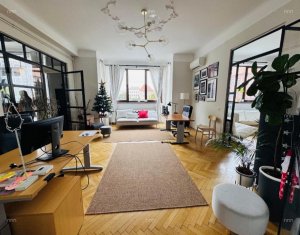 Spatiu activitati de birou, 4 incaperi 150mp, terasa si curte, pta Cipariu 