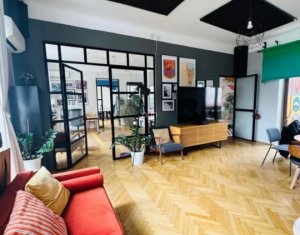 Spatiu activitati de birou, 4 incaperi 150mp, terasa si curte, pta Cipariu 