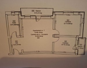 Apartament 3 camere, 2 balcoane, garaj subteran
